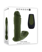 Gender X Gender X The Hunk Dual Anal Vibrator with Remote Control - Green - Image 6