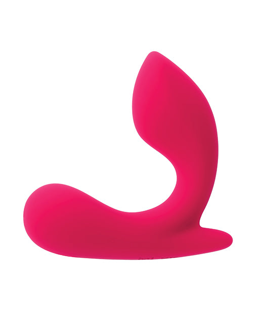 Gender X Gender X All About the Bass Curved Stimulator with Remote Control - Pink - Image 2
