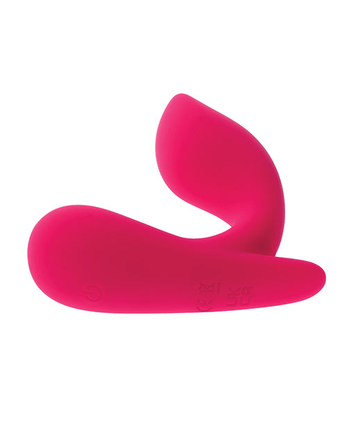 Gender X Gender X All About the Bass Curved Stimulator with Remote Control - Pink - Image 3
