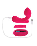 Gender X Gender X All About the Bass Curved Stimulator with Remote Control - Pink - Image 5