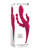 Gender X Gender X Four by Four Vibrator - Burgundy - Image 4