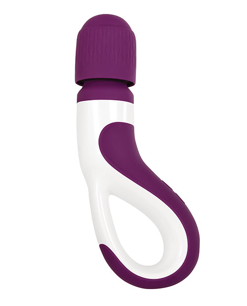 Gender X Gender X Handle It Ring-Handled Wand Vibrator - Purple/White - Image 2