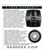 Gender X Gender X Barrel of Fun Dual-End Vibrating Stroker - Image 2