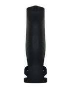 Gender X Gender X Rocketeer Triple-Ring Vibrating Cock Sheath - Black - Image 3