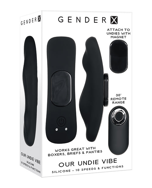 Gender X Gender X Our Undie Vibe Remote-Control Vibrator - Black - Image 4