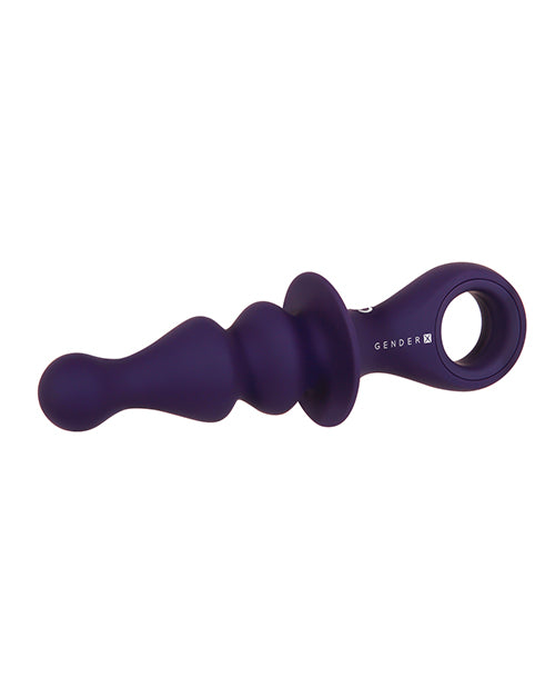 Gender X Gender X Ring Pop Ring-Handled Vibrating Plug - Purple - Image 2