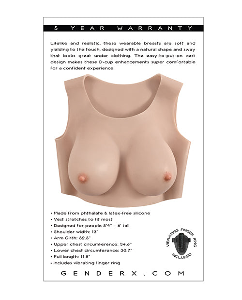 Gender X Gender X Realistic Undergarments Plate D-Cup - Light - Image 6