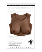 Gender X Gender X Realistic Undergarments Plate D-Cup - Dark - Image 5