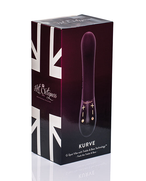 Hot Octopuss Hot Octopuss Kurve Dual-Motor G-Spot Vibrator - Plum - Image 5