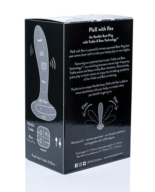 Hot Octopuss Hot Octopuss PleX with Flex Remote-Control Prostate Vibrator - Black - Image 5