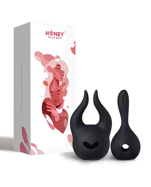 Honey Play Box Honey Play Box Horns Pomi Wand Attachments Bundle - Black - Image 5