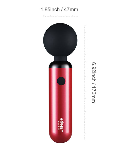 Honey Play Box Honey Play Box Pomi Wand Clit Tease Vibrating Wand - Deep Rose - Image 3