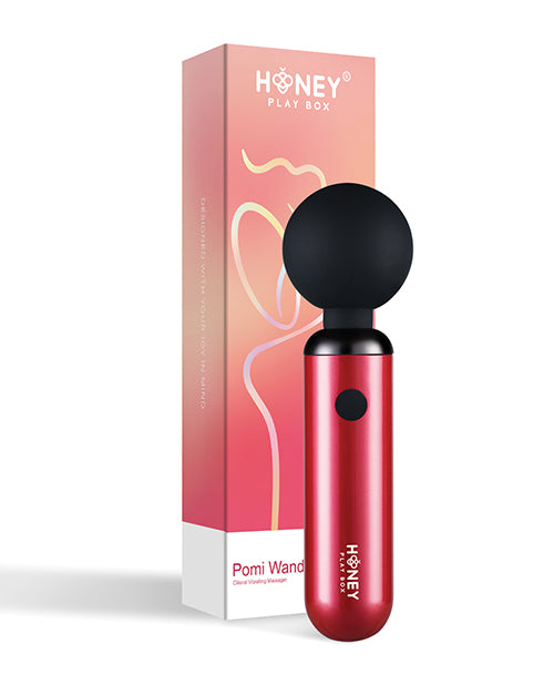 Honey Play Box Honey Play Box Pomi Wand Clit Tease Vibrating Wand - Deep Rose - Image 4
