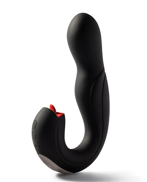 Honey Play Box Honey Play Box Joi Pro Rotating Head G-Spot Vibrator & Clit Licker with Remote - Black