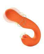 Honey Play Box Honey Play Box Joi Pro Rotating Head G-Spot Vibrator & Clit Licker with Remote - Orange - Image 3