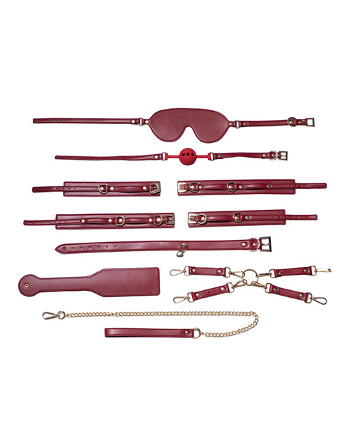 Honey Play Box Honey Play Box Red Passion 8-Piece Bondage Kit - Red