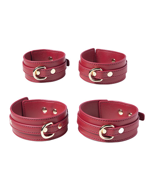 Honey Play Box Honey Play Box Red Passion 8-Piece Bondage Kit - Red - Image 4