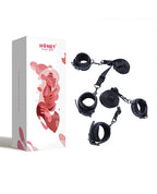 Honey Play Box Honey Play Box Luxury Bondage Bed Restraint Kit - Black - Image 5