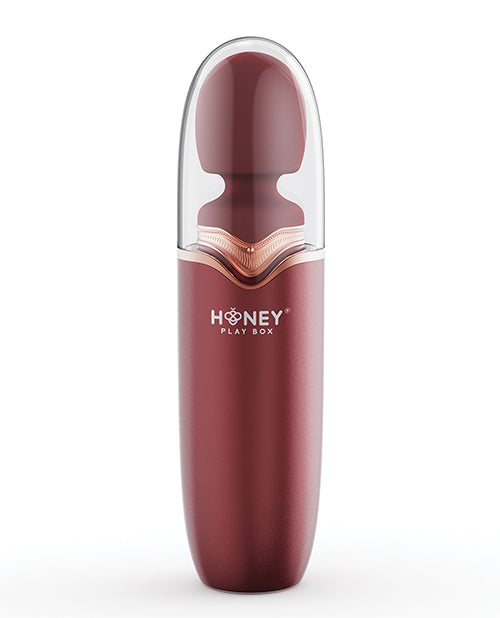 Honey Play Box Honey Play Box Stormi Powerful Wand Massager with Charging Case - Red