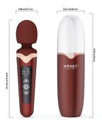 Honey Play Box Honey Play Box Stormi Powerful Wand Massager with Charging Case - Red - Image 2