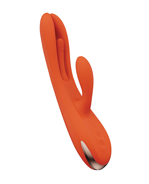 Honey Play Box Honey Play Box Terri App-Controlled Kinky Finger Tapping Rabbit Vibrator - Orange