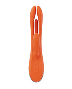 Honey Play Box Honey Play Box Terri App-Controlled Kinky Finger Tapping Rabbit Vibrator - Orange - Image 2