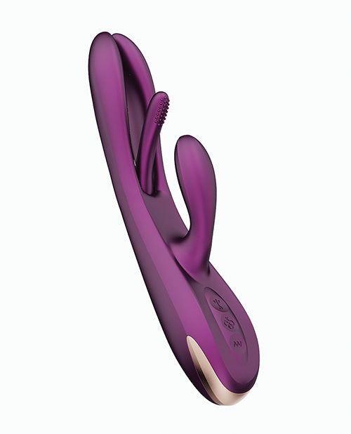 Honey Play Box Honey Play Box Terri App-Controlled Kinky Finger Tapping Rabbit Vibrator - Purple