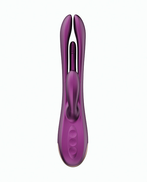 Honey Play Box Honey Play Box Terri App-Controlled Kinky Finger Tapping Rabbit Vibrator - Purple - Image 2