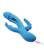Honey Play Box Honey Play Box Trilux Kinky Finger Rabbit Vibrator with Anal Beads - Blue - Image 4