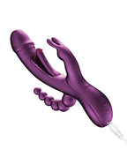 Honey Play Box Honey Play Box Trilux Kinky Finger Rabbit Vibrator with Anal Beads - Purple - Image 4
