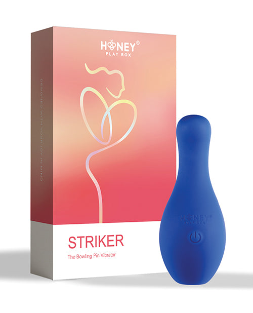 Honey Play Box Honey Play Box Striker the Bowling Pin Vibrator - Blue - Image 4