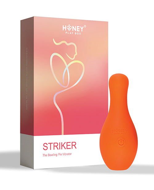 Honey Play Box Honey Play Box Striker the Bowling Pin Vibrator - Orange - Image 5