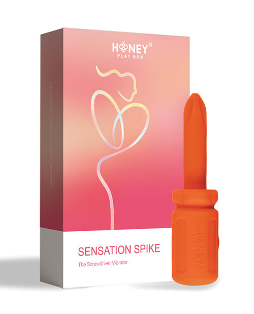 Honey Play Box Honey Play Box Sensation Spike the Screwdriver Vibrator - Orange - Image 5