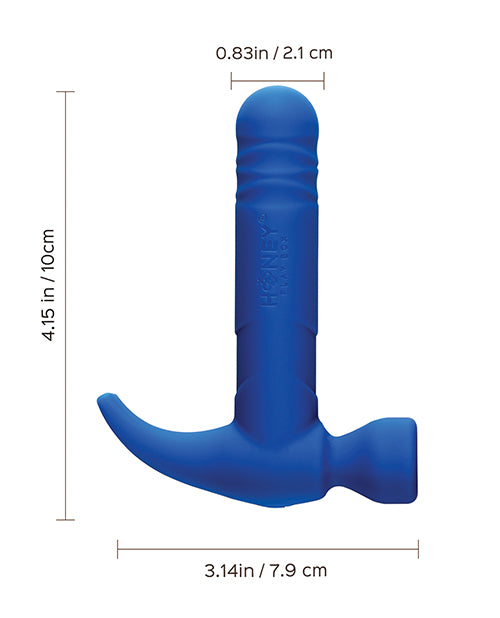 Honey Play Box Honey Play Box Love Tap the Hammer Vibrator - Blue - Image 6