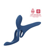 Honey Play Box Honey Play Box Pleasure Pivot App-Controlled Couples Vibrator - Navy Blue - Image 2