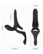 Honey Play Box Honey Play Box Pleasure Pivot App-Controlled Couples Vibrator - Black - Image 3