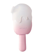 Honey Play Box Honey Play Box Bite Me Sucking Tapping & Vibrating Cream Pop Stimulator - Pink/White
