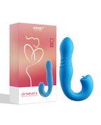 Honey Play Box Honey Play Box Joi Thrust 2 Thrusting G-Spot Vibrator & Clit Licker - Blue - Image 2
