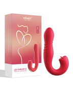Honey Play Box Honey Play Box Joi Thrust 2 Thrusting G-Spot Vibrator & Clit Licker - Red - Image 2