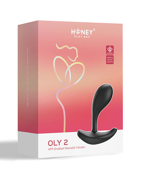 Honey Play Box Honey Play Box Oly 2 Pressure Sensing App-Enabled Wearable Clit & G-Spot Vibrator - Black - Image 6