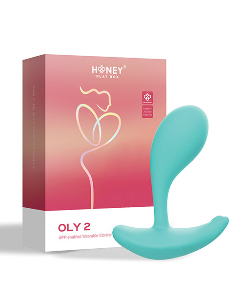 Honey Play Box Honey Play Box Oly 2 Pressure Sensing App-Enabled Wearable Clit & G-Spot Vibrator - Blue - Image 3