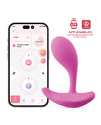 Honey Play Box Honey Play Box Oly 2 Pressure Sensing App-Enabled Wearable Clit & G-Spot Vibrator - Pink - Image 3