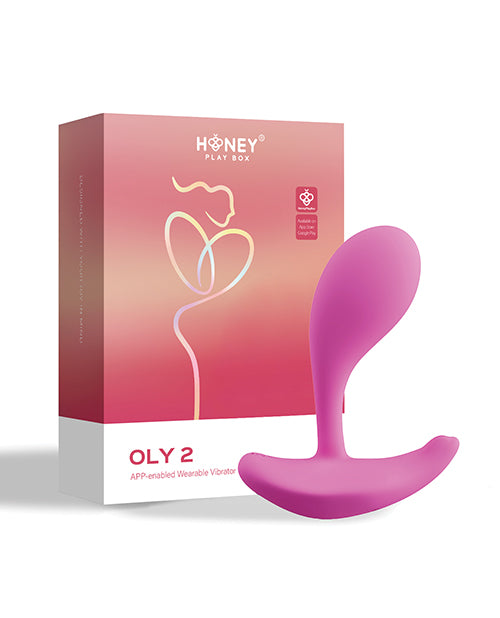Honey Play Box Honey Play Box Oly 2 Pressure Sensing App-Enabled Wearable Clit & G-Spot Vibrator - Pink - Image 5