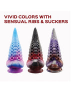 Honey Play Box Honey Play Box Lava Tentacle Shape Suction Cup Dildo - Multi Color - Image 2