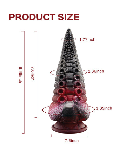 Honey Play Box Honey Play Box Lava Tentacle Shape Suction Cup Dildo - Multi Color - Image 4
