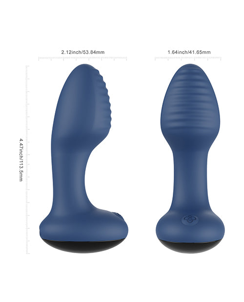 Honey Play Box Honey Play Box Frenzy Rotating Butt Plug - Blue - Image 5