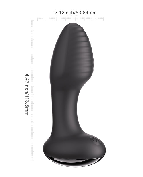 Honey Play Box Honey Play Box Frenzy Rotating Butt Plug - Black - Image 5