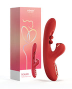 Honey Play Box Honey Play Box Tickler Wiggling G-Spot Vibrator & Tapping Clitoral Stimulator - Red - Image 3