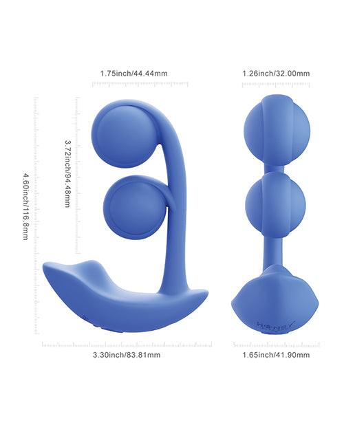 Honey Play Box Honey Play Box Melody Twin Balls Clit & G-Spot Vibrator - Blue - Image 4