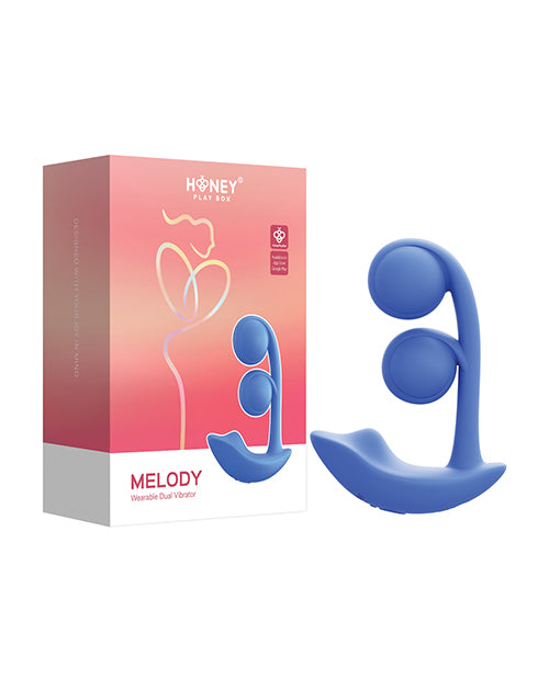 Honey Play Box Honey Play Box Melody Twin Balls Clit & G-Spot Vibrator - Blue - Image 6
